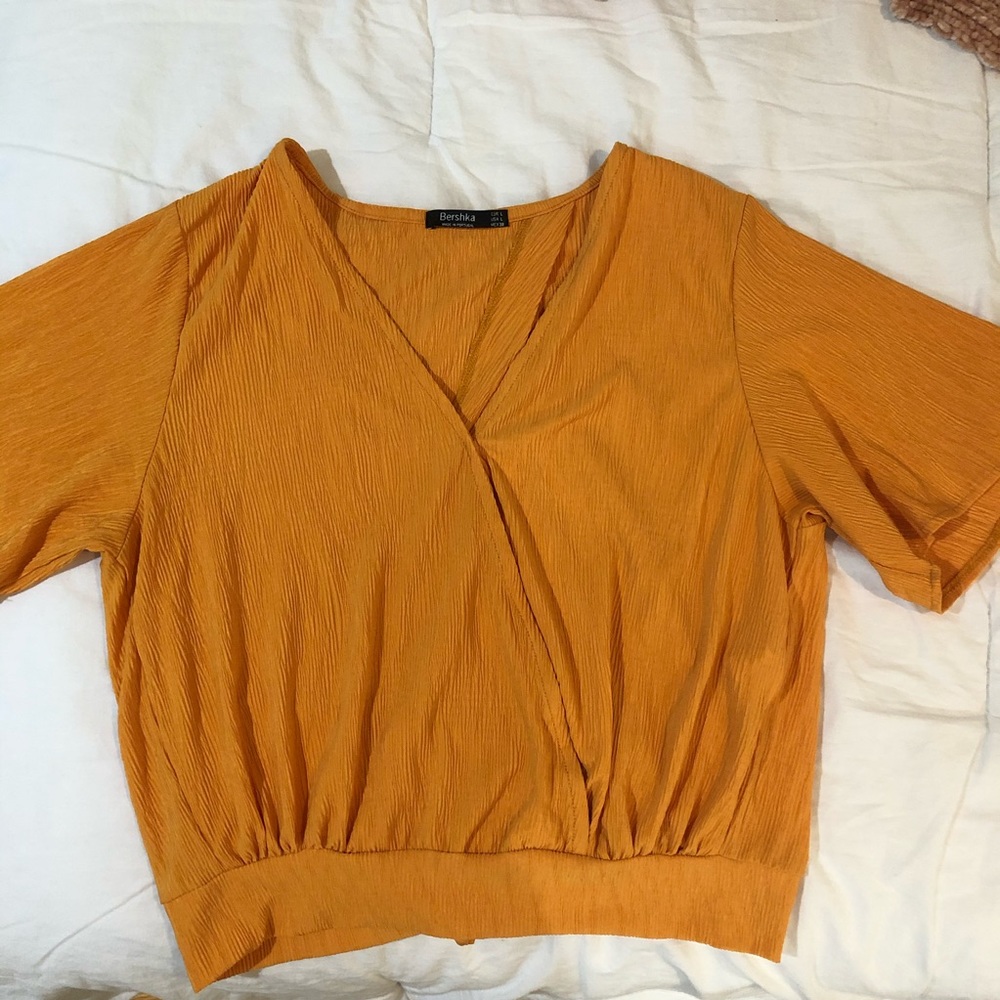 Bershka wrap front top